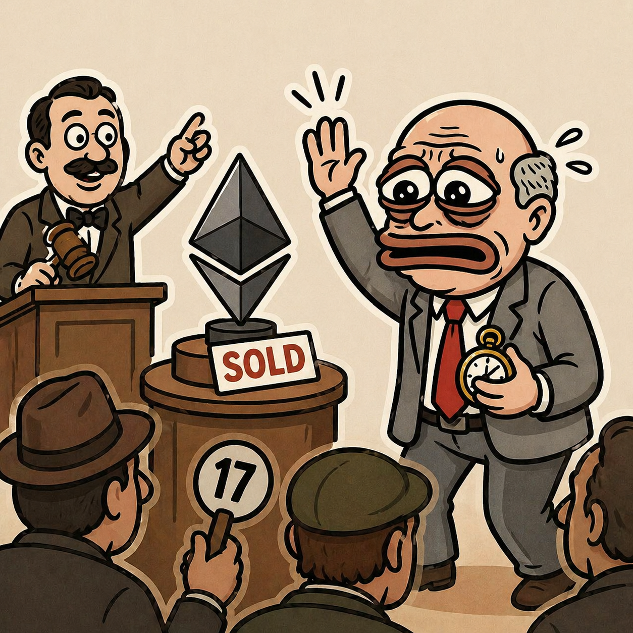 powell missed the eth auction